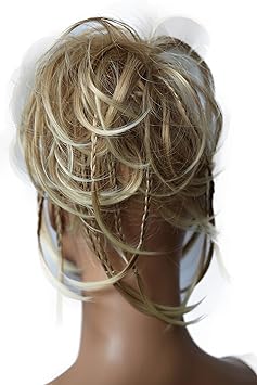 PRETTYSHOP XXL Haarteil Haargummi Hochsteckfrisuren, Brautfrisuren, VOLUMINÖS, gewellter unordentlicher Dutt G11D