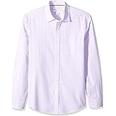 Amazon Essentials Men's Slim-Fit Long-Sleeve Poplin Shirt
