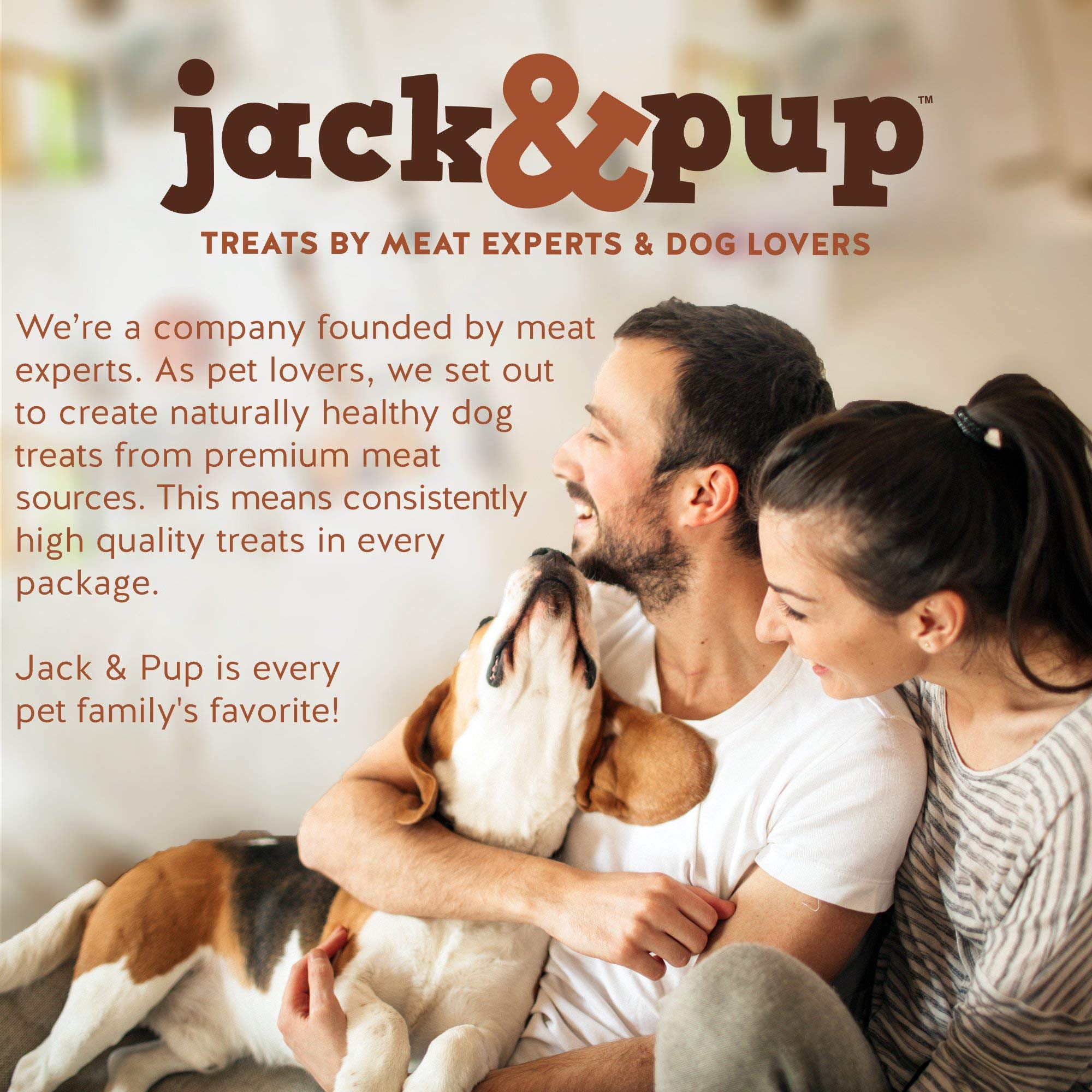 Jack&Pup Premium Grade Roasted Beef Ribs Dog Bone Treats (8 Pack) – 7” Long All Natural Gourmet Dog Treat Chews – Savory Smoked Beef Flavor