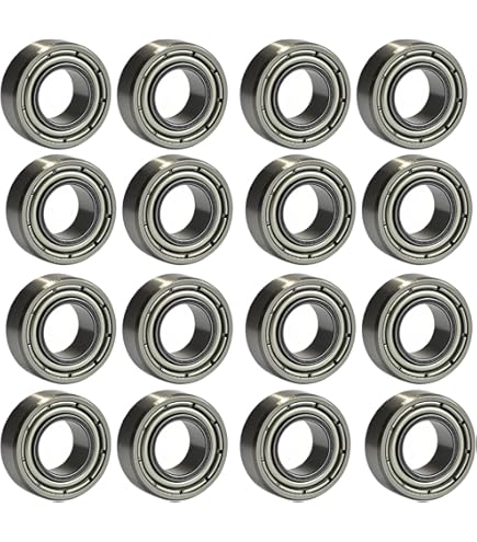 Lot De 100 Roulements Scellés Caoutchouc 6x13x5 Mm - Modèle 686-2RS - FastEddy Bearings
