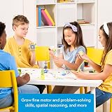 Plus Plus Building Blocks Toy 300 pc Pastel STEM Creative Learning Kids Ages 5+ view 5
