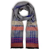 Livativ Bleu Nero Luxurious Winter Scarf for Men – Large Selection of Unique Design Premium Scarves