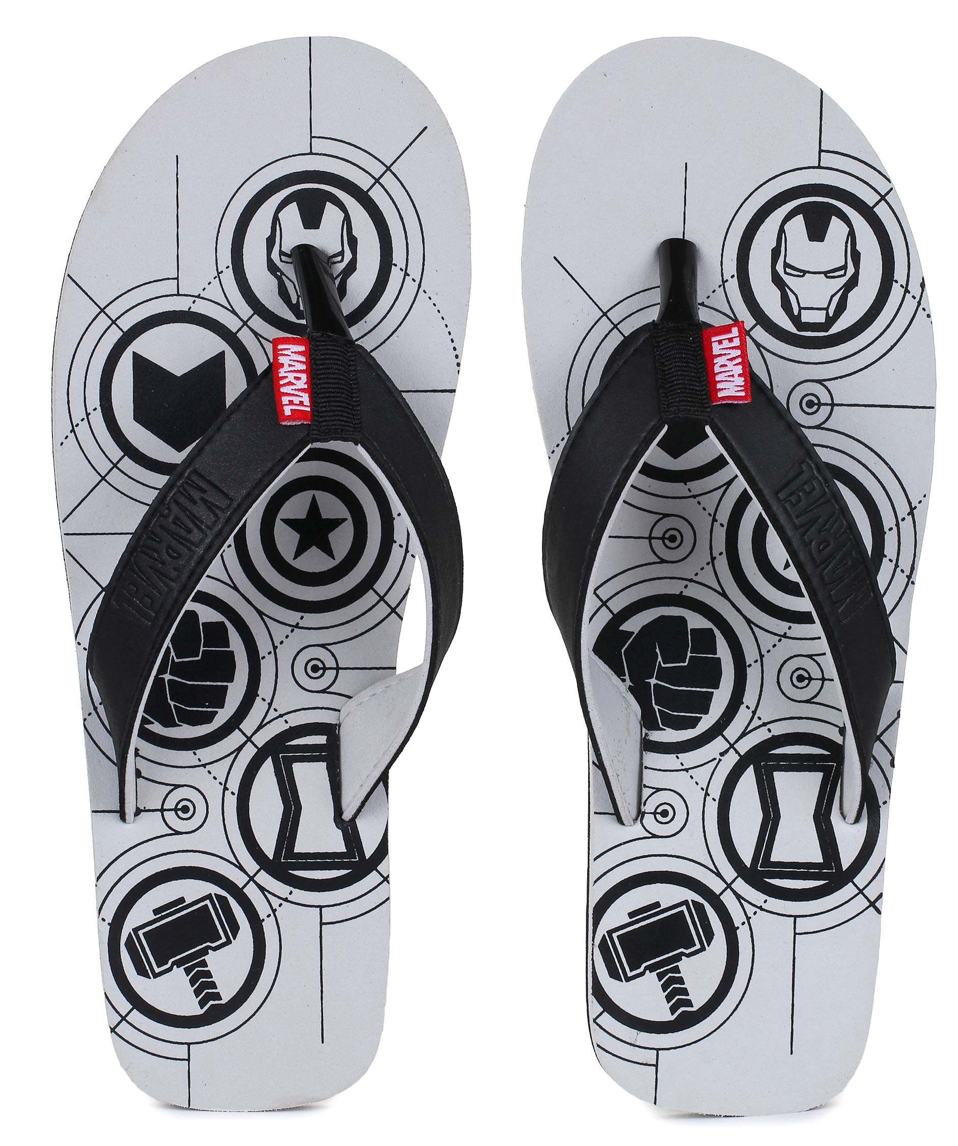 marvel flip flops mens