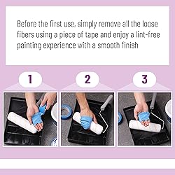 Bates- Paint Roller Covers, 9", Pack of 24, Covers