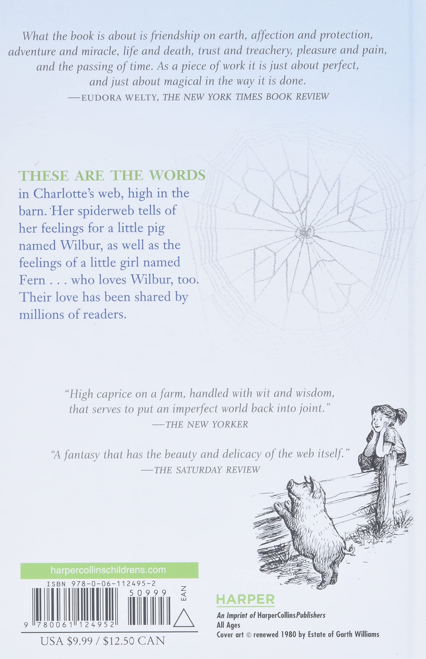 Charlotte S Web White E B Dicamillo Kate Williams Garth Books Amazon Ca