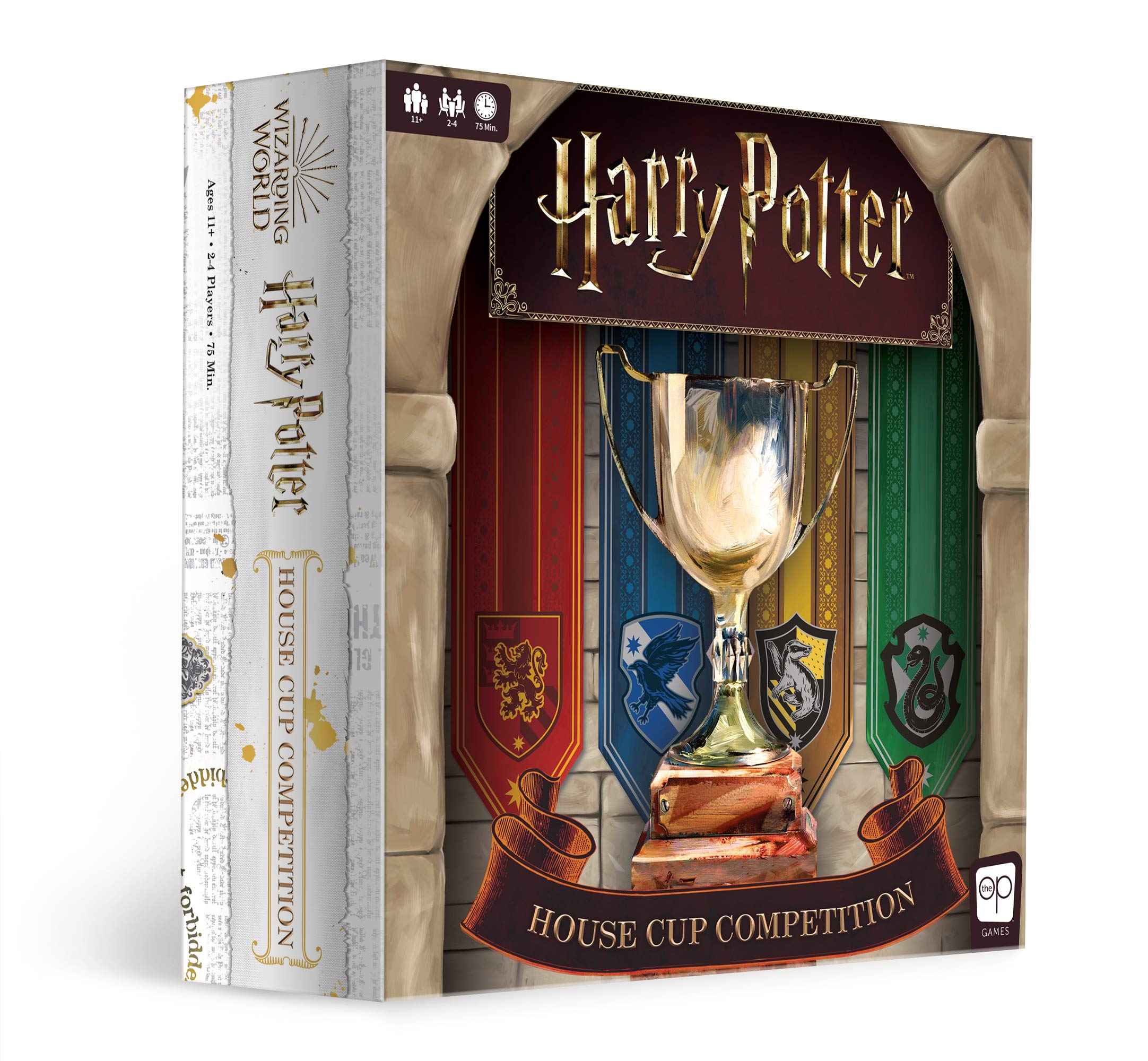 USA-OPOLY | Harry Potter: House Cup Competition | Board Game | 2 to 4 Players | Ages 11+ | 75 Minute Playing Time