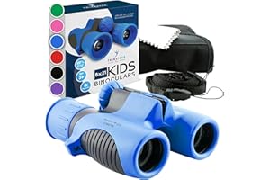 Binoculars for Kids High Resolution 8x21 - Blue Compact High Power Kids Binoculars for Bird Watching, Hiking, Hunting, Outdoo