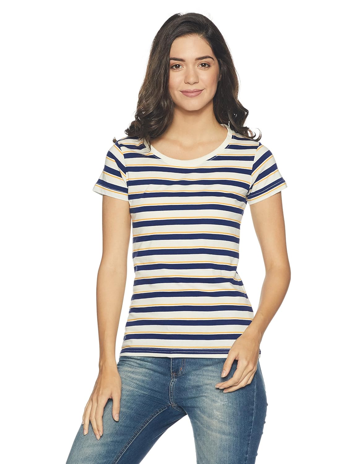 sugr women's slim fit cotton t-shirt