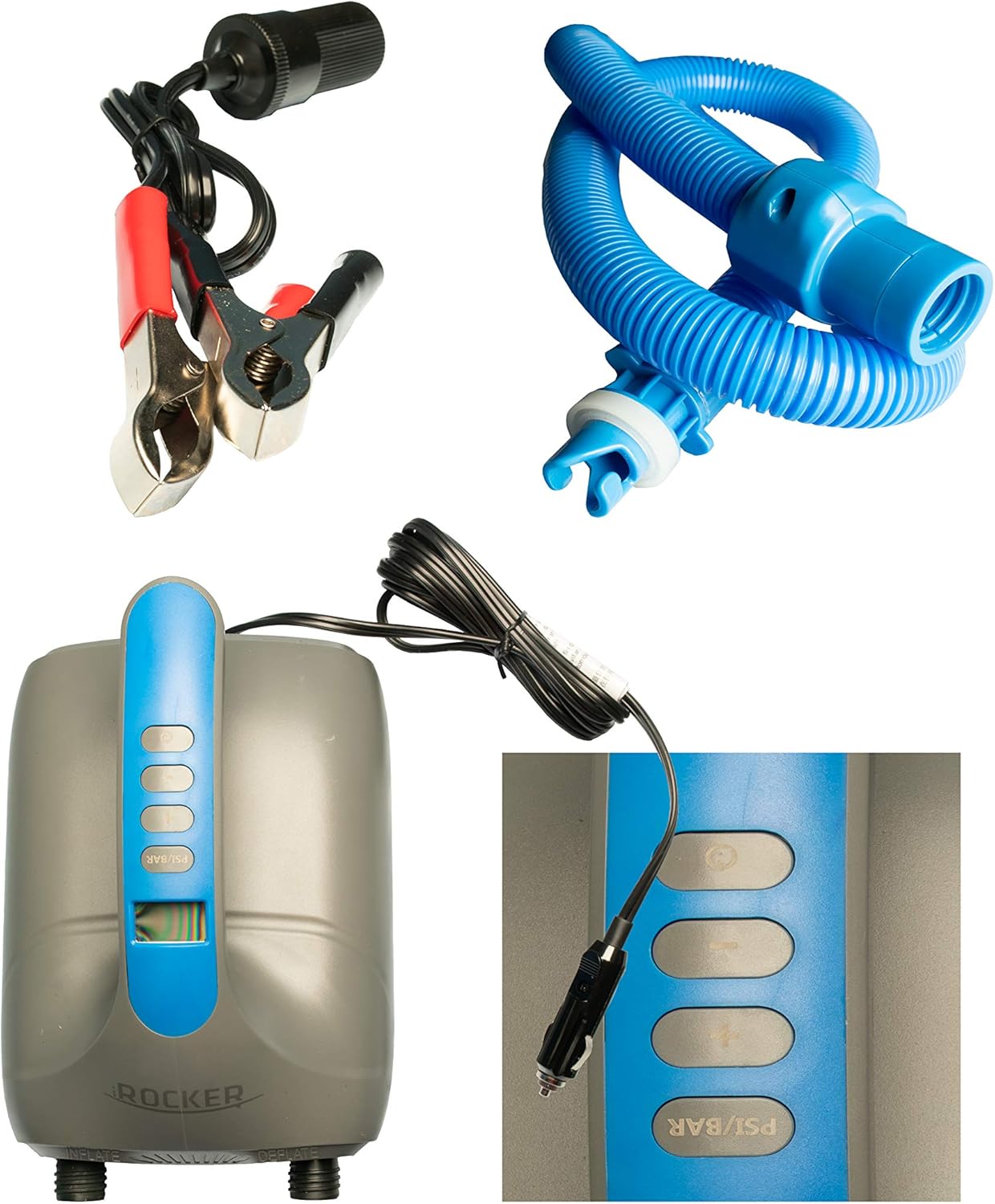 iROCKER Electric Pump for Inflatable Paddle Boards… Amazon.co.uk