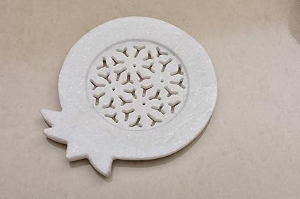 Kunhar Natural Marble Soap Dish for Bathroom/Marble Soap Dish for Bath Tub/Marble Soap Dish for Wash Basin Beautifully Crafted Bathroom Accessory