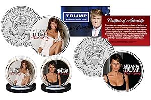 MERRICK MINT Melania Trump First Lady 2016 Presidential Election Official JFK U.S. 2-Coin Set