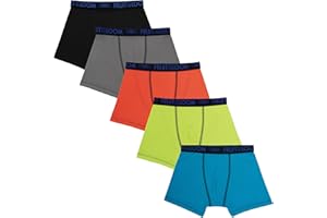 Fruit of the Loom boys Micro Mesh With Side Flex Zones Boxer Briefs 6 Pack