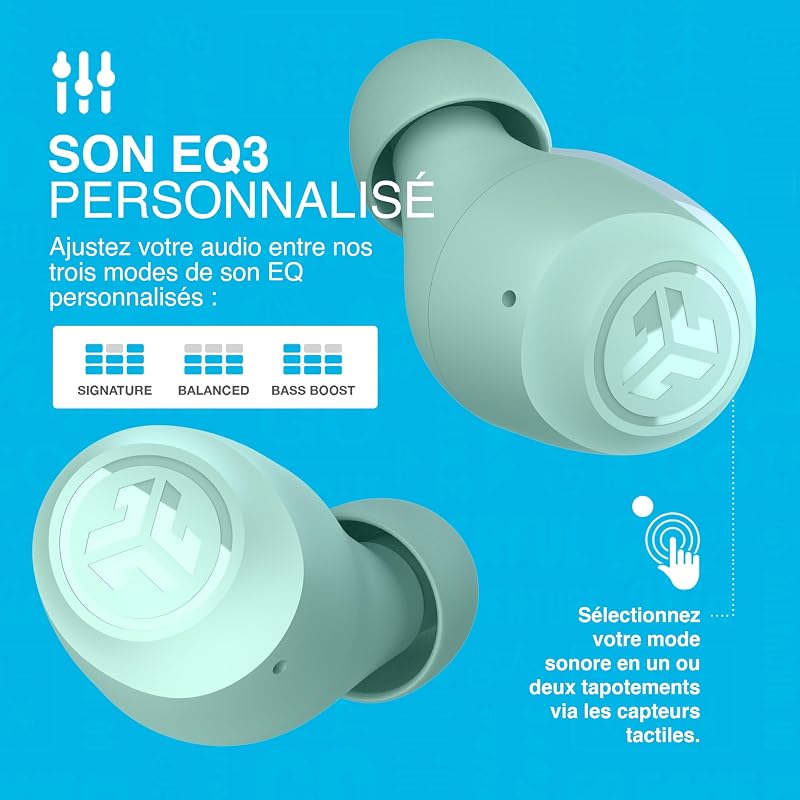 Go Air Pop+ Écouteurs Bluetooth sans Fil - 35h, Menthe