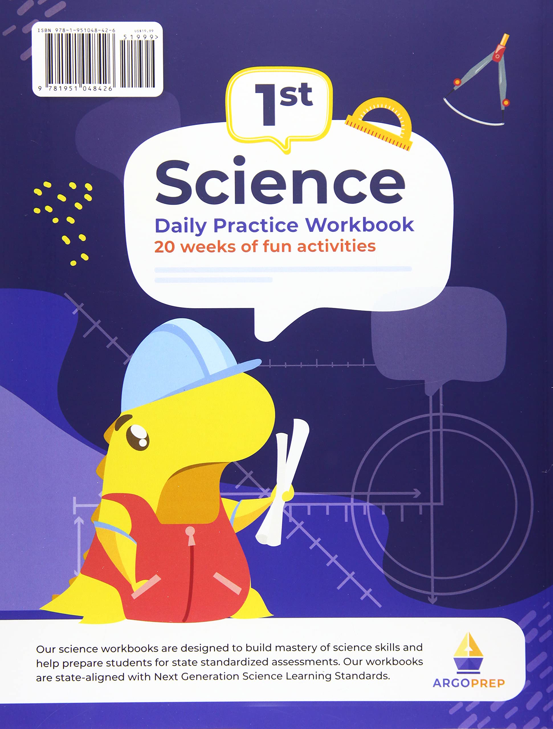 1st Grade Science: Daily Practice Workbook | 20 Weeks of Fun Activities (Physical, Life, Earth and Space Science, Engineering | Video Explanations Included | 200+ Pages Workbook)