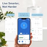 Levoit Humidifier 3L Top-Fill Quiet Auto Mode 25H 27m² Plant Baby view 3