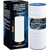 POOLPURE PLFPXST150 Pool Filter Replaces Hayward X-Stream CC1500, CCX1500-RE, Pleatco PXST150, Ultral-B3, Unicel C-8316, Filbur FC-1286, Waterway Pro Clean 150, L x OD: 23 1/4" x 8 15/16"