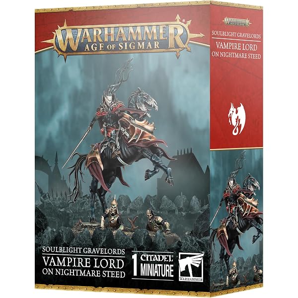 Amazon.com: Warhammer 40K - S/G: VAMPIRE LORD ON NIGHTMARE STEED