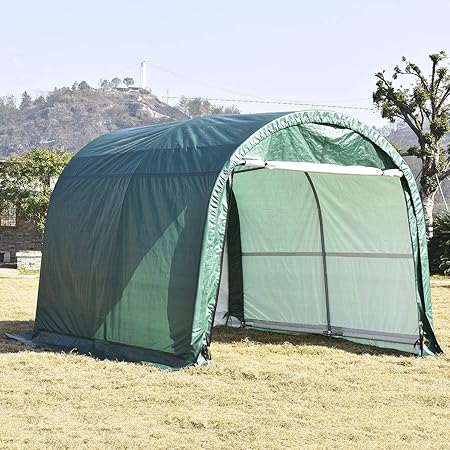 Amazon Com Wonline Carport Auto Shelter 10x10x8ft Portable