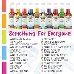 Hawaiian Shaved Ice Syrup Assortment, 6 Popular