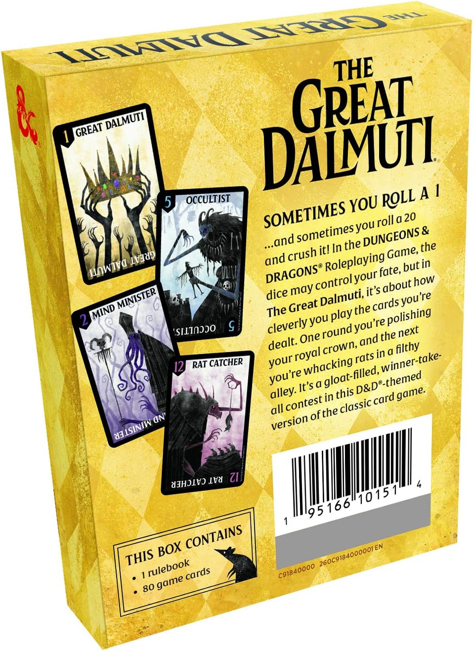 Dungeons & Dragons, The Great Dalmuti: D&D Card Game, Multicolor, 9 x 2.13 x 12.7 cm - Image 5