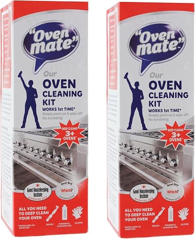 Oven Mate Oven Cleaning Kit 500ml Twin Pack - Powerful Cleaning Gel