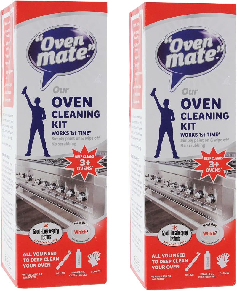 Oven Mate Oven Cleaning Kit 500ml Twin Pack - Powerful Cleaning Gel