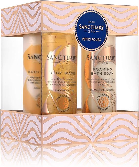 Sanctuary Spa Gift Set, Must Have Minis with Shower Gel, Body Scrub
