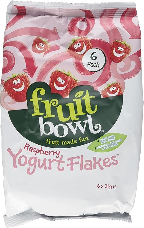 Fruit Bowl Raspberry Yogurt Flakes, 126 g: Amazon.co.uk: Grocery