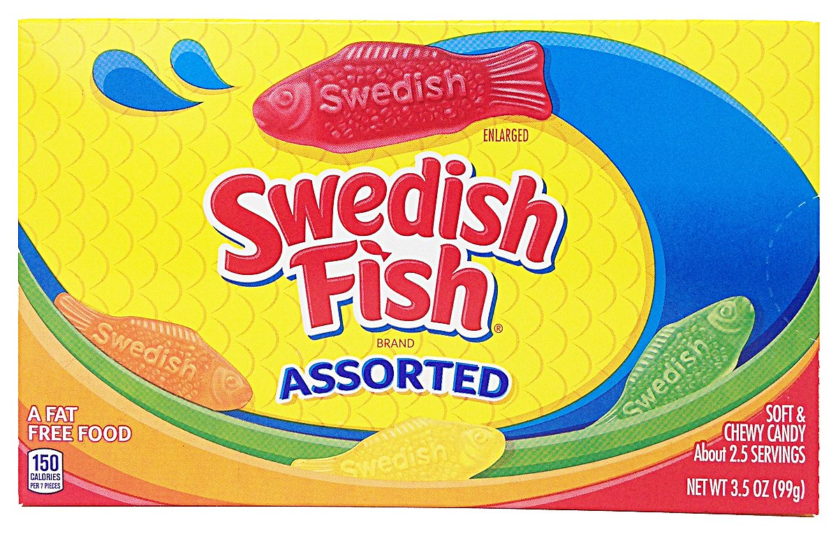 Swedish® Fish Soft and Chewy Candy, Assorted 8 oz