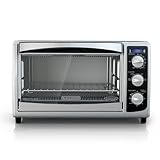 BLACK+DECKER TO1675B 6-Slice Convection Countertop Toaster Oven