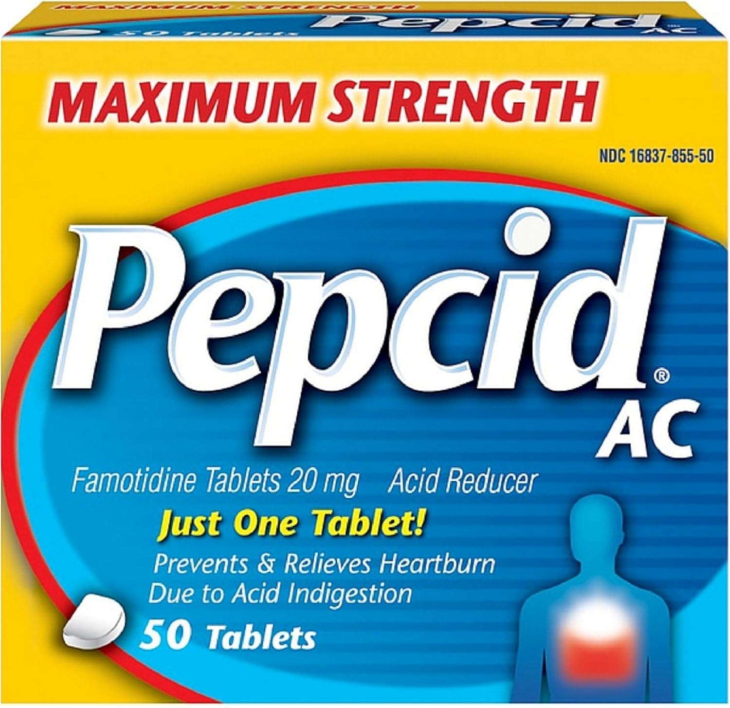 Pepcid Max Strength Table Size 50ct Pepcid Max