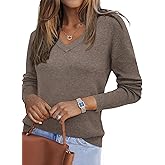 Arach&Cloz Women's Wool Blend Spring Sweaters Business Casual Outfits