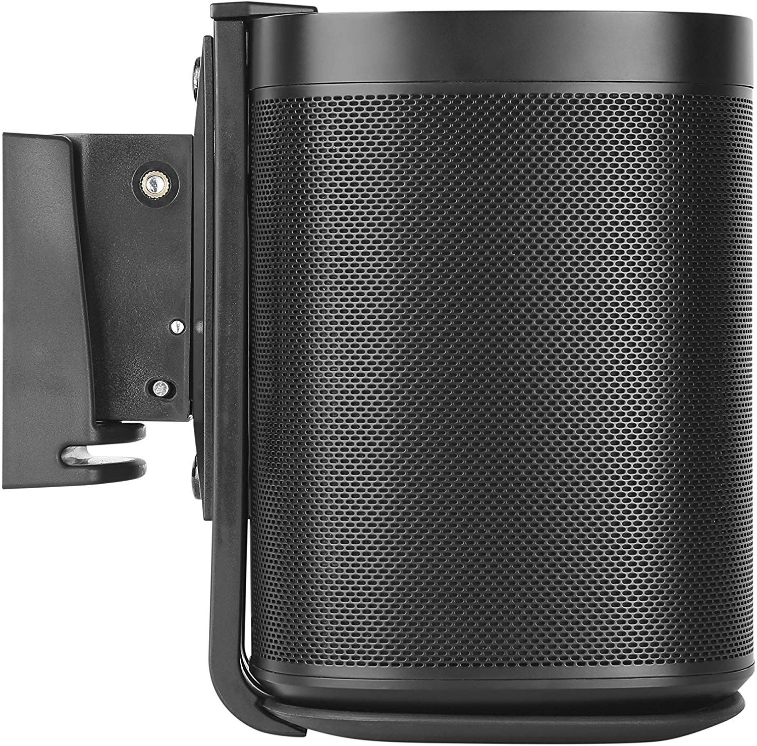 ynVISION.DESIGN Adjustable Wall Mount Bracket Compatible with Sonos One, One SL, and Play:1 Speaker | 2 Pack | (Black)