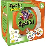 Spot It! Junior Animals Card Game | Game For Kids | Preschool Age 4+ | 2 to 5 Players | Average Playtime 10 minutes | Made by