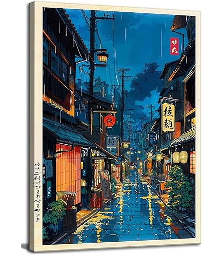 Amazon.com: SALUTE Japanese Art Print - Lake Kawaguchi by Tsuchiya
