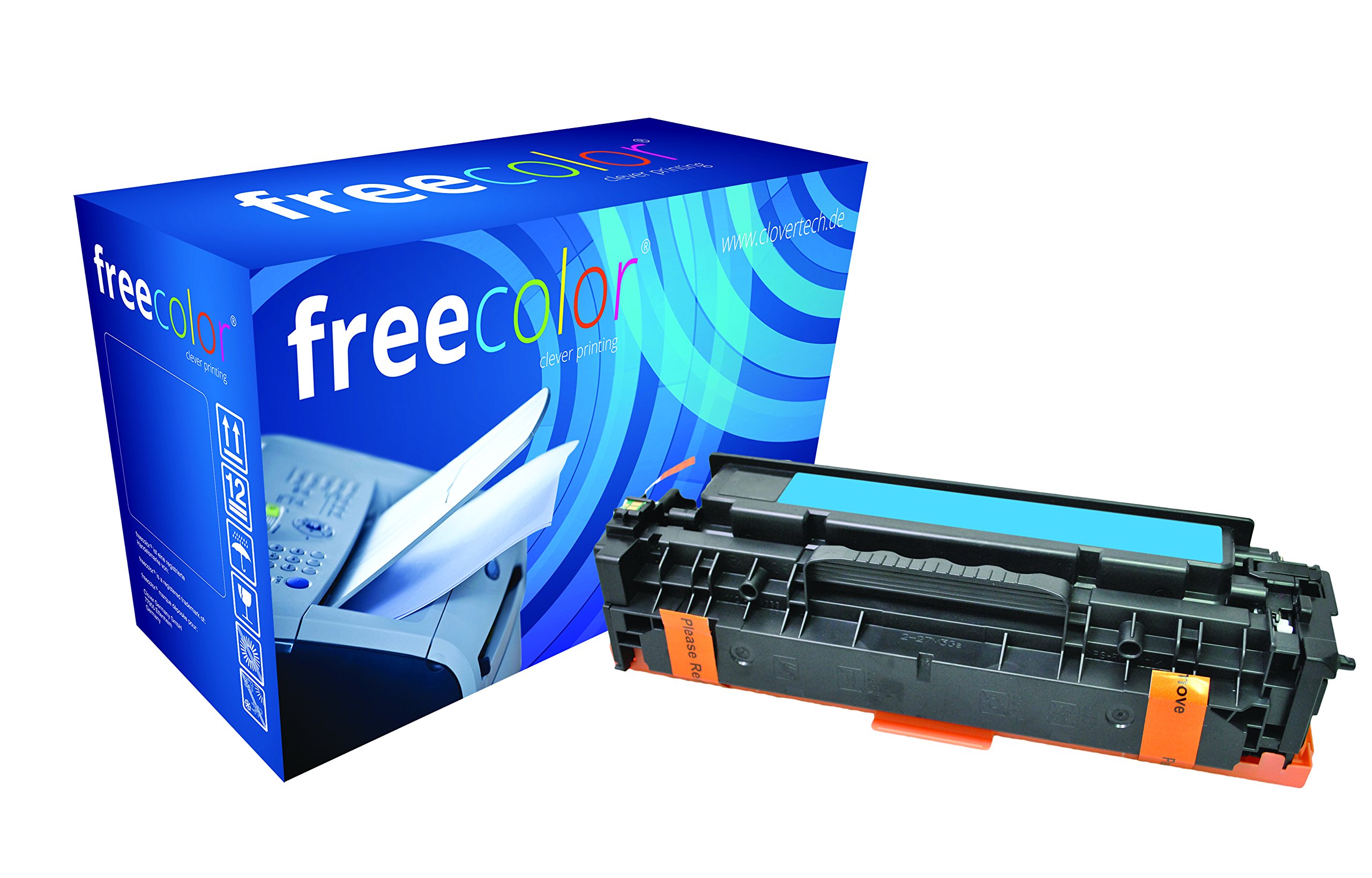 Free Colour Toner CE411A Cyan 2.600 Pages for HP L
