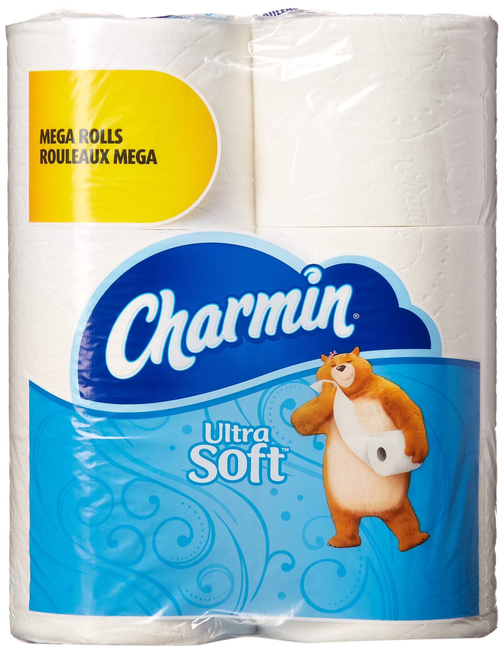 Charmin Ultra Soft Mega Roll Toilet Paper, Mega, 24 Count