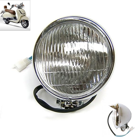 HEADLIGHT CHINESE SCOOTER RETRO STYLE GY6 CHINESE SCOOTER