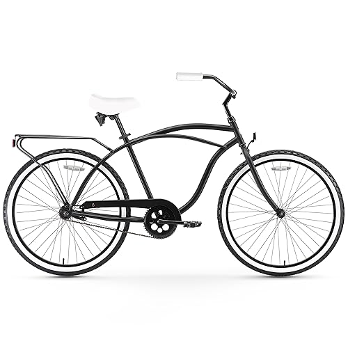 sixthreezero Around the Block Men Beach Cruiser Bike, 1/3/7/21