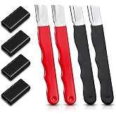 4 Pack Garden Tool Sharpener, Pocket Pruner Blade Sharpening Tool, Mini Portable Quick Edge Sharpener for Pruning Shears Hedge Clippers Scissors Sickle