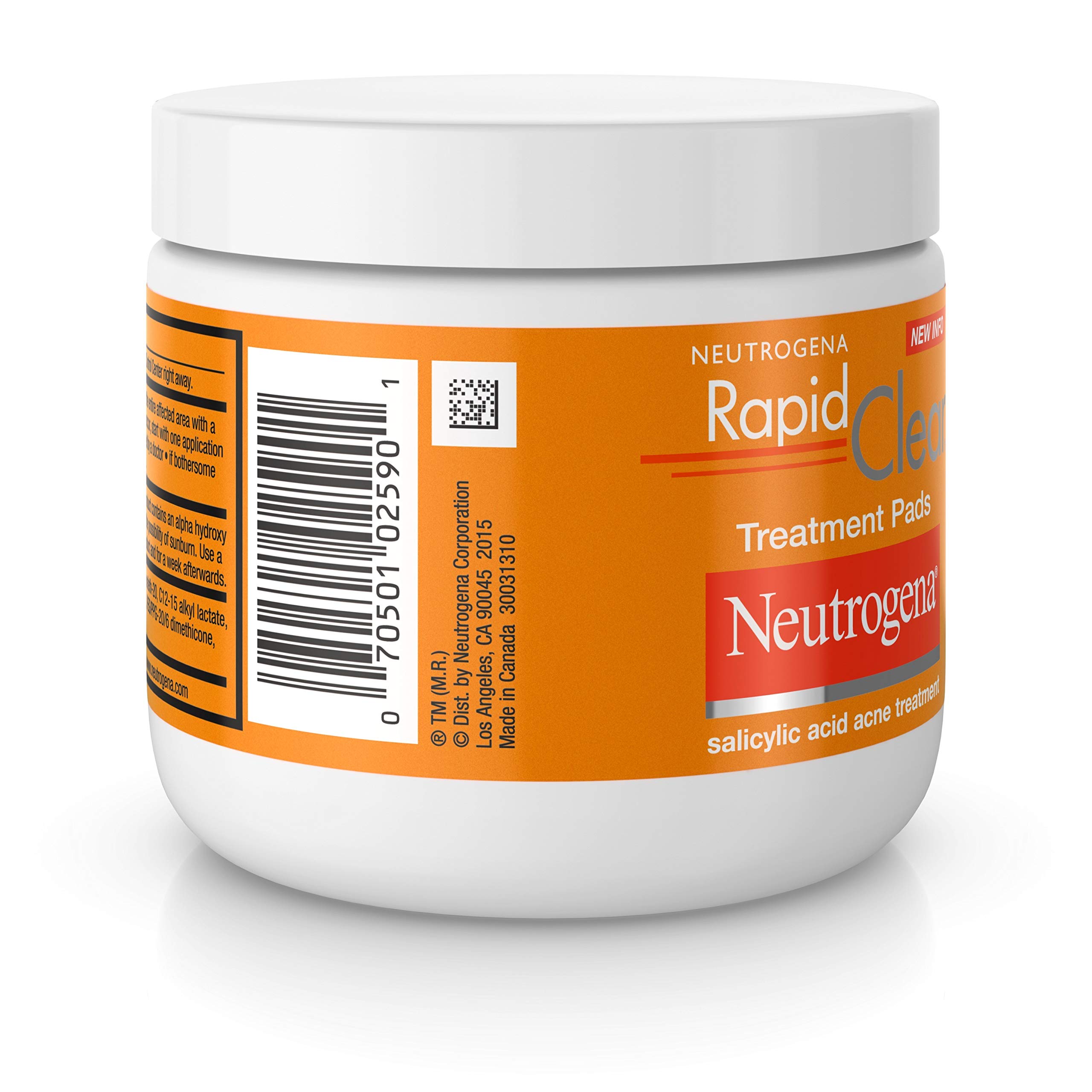 Neutrogena Rapid Clear Acne Face Pads with Salicylic Acid Acne