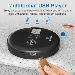 MEGATEK Portable CD Player with Dual Stereo