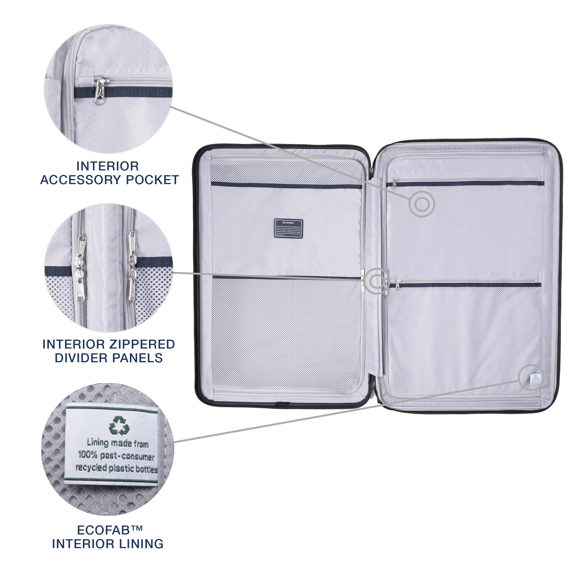 Travelpro Maxlite Air V2 Hardside Expandable Checked Luggage, 8 Spinner Wheels, Lightweight Hard Shell Suitcase, TSA lock, Slate Green, Checked Large 28-Inch