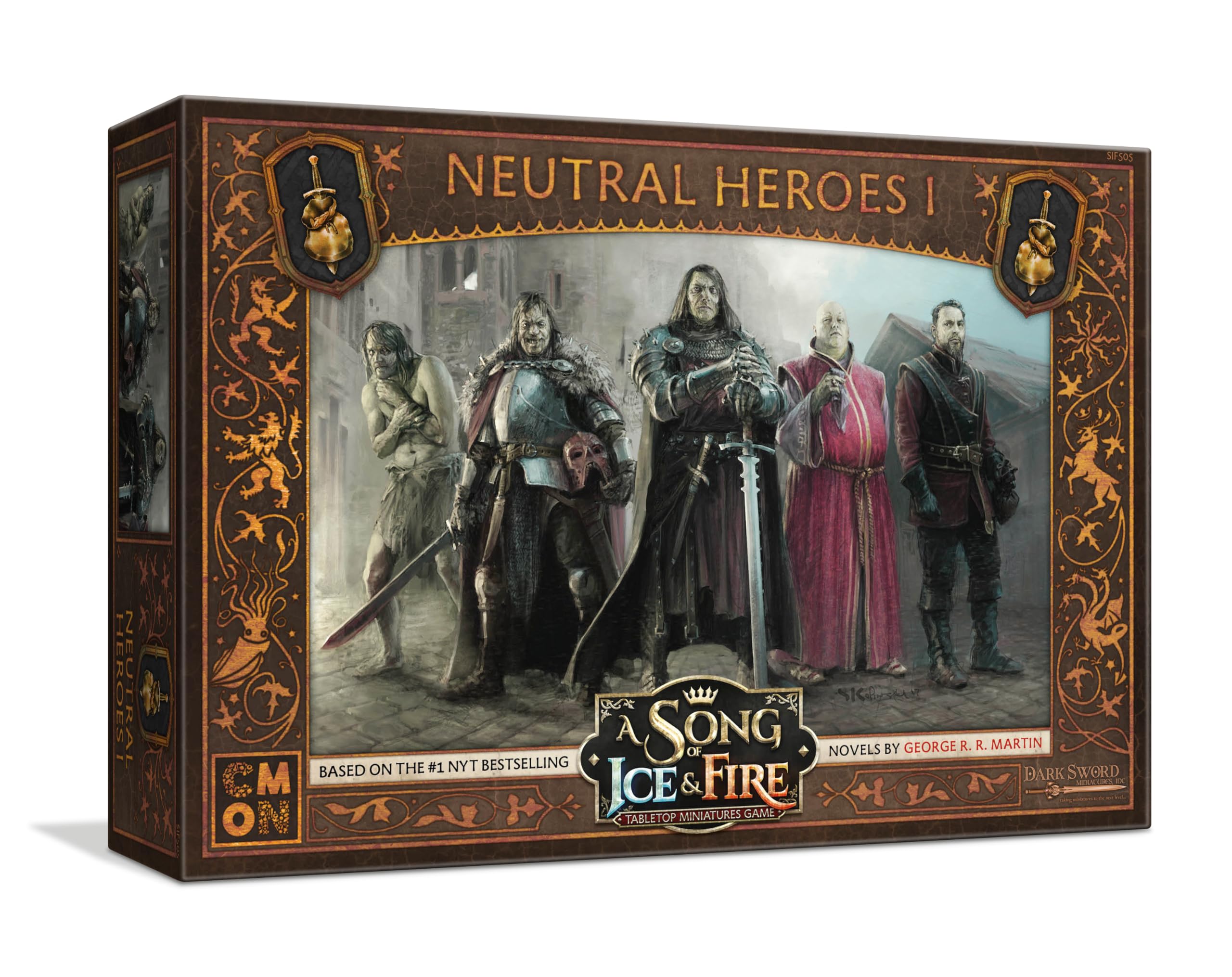 Cool Mini or Not - A Song of Ice and Fire: Neutral Heroes Box 1 - Miniature Game — image 1