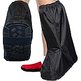 Omeer Water Resistant Walking Boot Cover for Medical & Orthopedic Boots With Anti-Slip, Heavy Duty Sole, Rain & Snow Resistant Medical Boot Protection (Small)