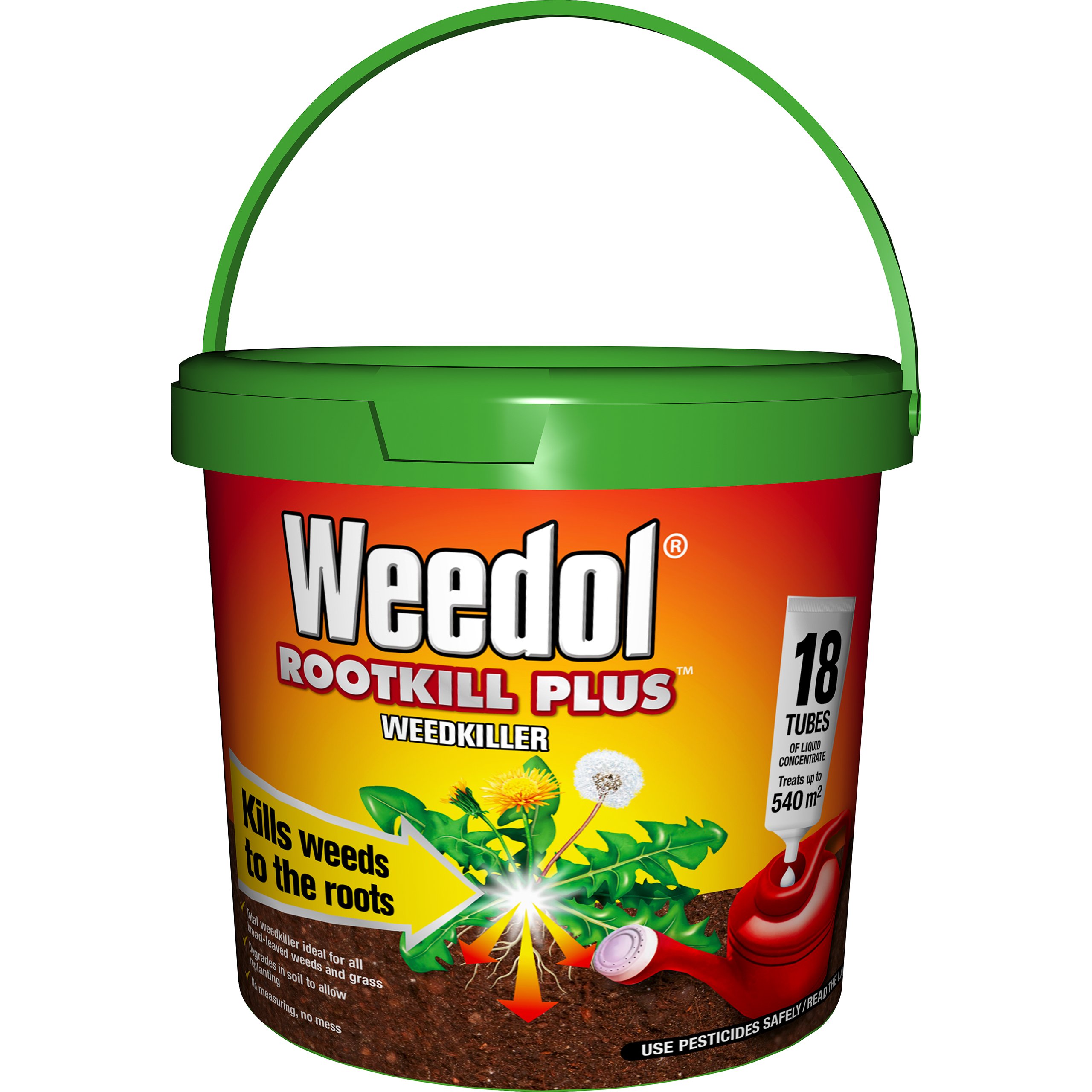 Weedol Rootkill Plus Liquid Concentrate Tubes, 18 Tubes