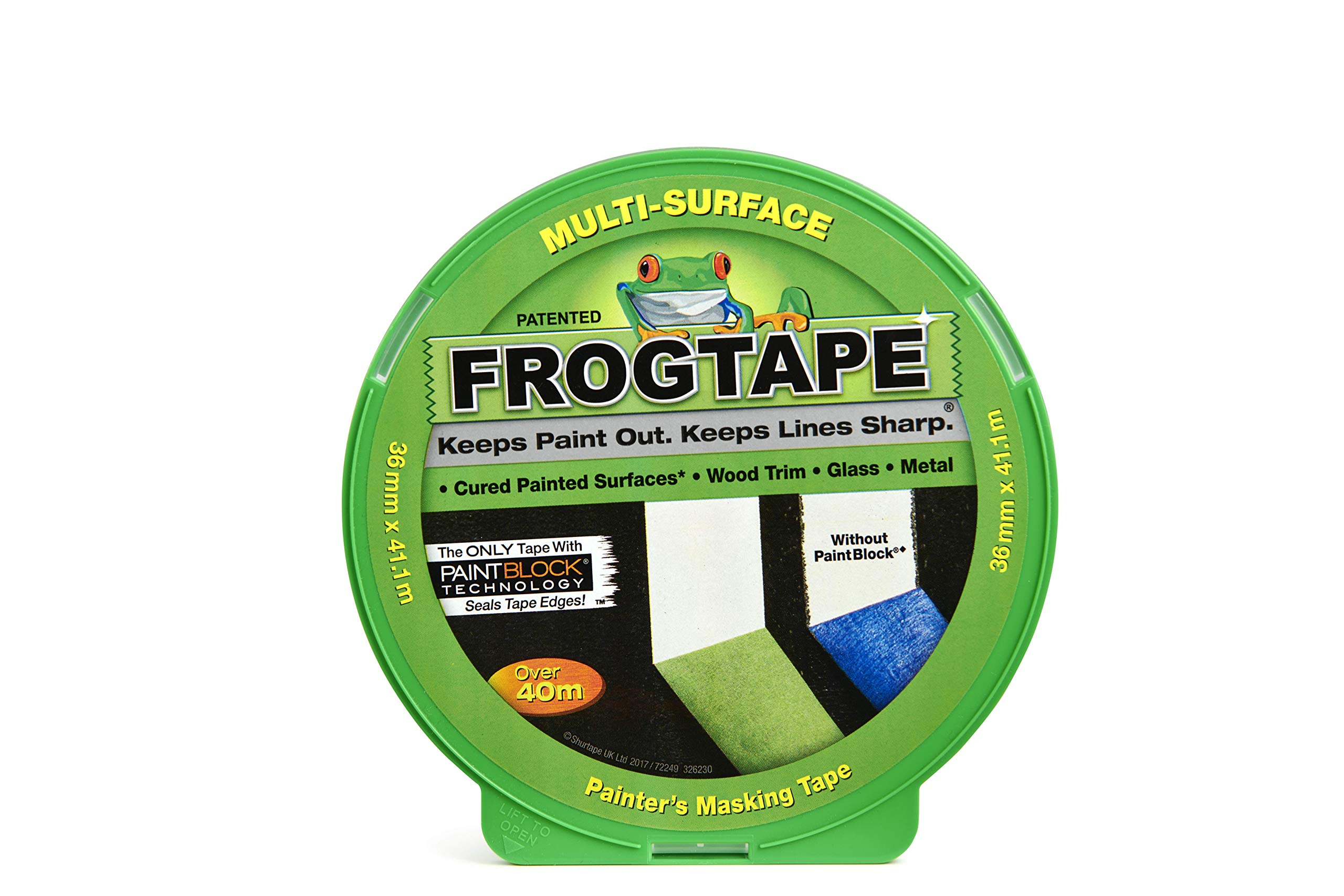 Frog Tape Green Multi Surface Painters Masking Tape, Indoor Painting