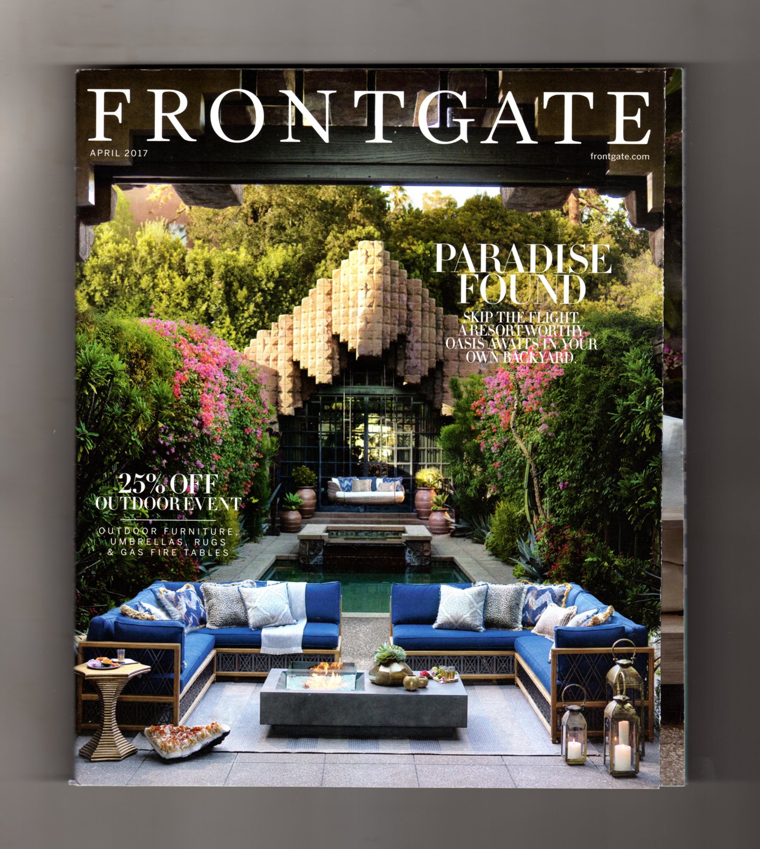 Frontgate April 2017 Upscale Furniture And Furnishings Designer Accessories Genre Ephemera Staff Frontgate Amazon Com Books