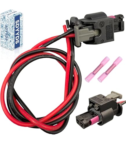 2 Pin Connector Pigtail Wiring Plug 4H0973702A For VW Audi Skoda