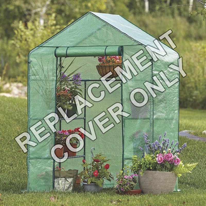 Taylor & Brown Greenhouse Cover Heavy Duty Replacement Walk-In 195cm H 143x73cm